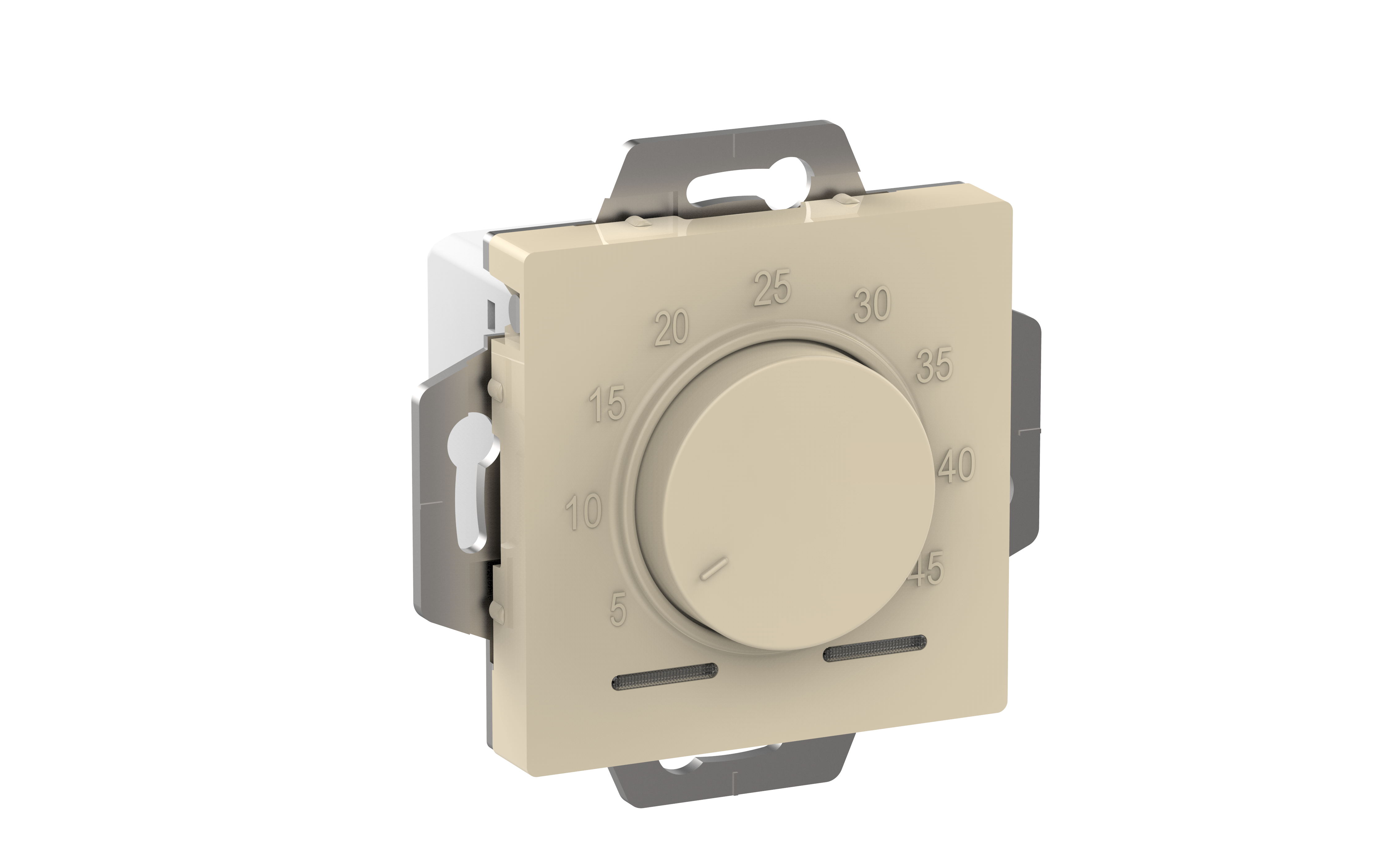 Термостат электронный для теплого пола Systeme Electric (Schneider Electric) AtlasDesign, с датчиком, 10 A, механизм, БЕЖЕВЫЙ ATN000235