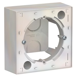 Коробка для наружного монтажа Schneider Electric AtlasDesign, жемчуг ATN000400