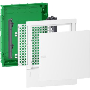 Щит мультимедийный встраиваемый IT с белой дверью 2 ряда х12 модулей, IP40, IK07, 63А Италия Resi9 (Mini Pragma) Schneider Electric MIP212FU